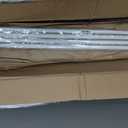 Tension Rod 28 to 48 Inch, Goowin Tension Curtain Rod, 5/8" Diameter No Drilling Small Tension Rod, Expandable Spring Loaded Curtain Rods, Tension Rods for Closet, windows, Cupboard, 4 Pack, White