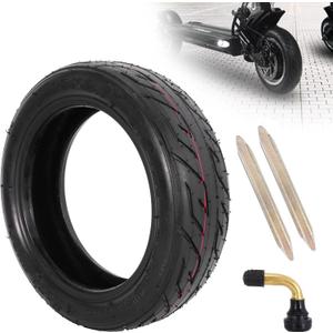10x2.70-6.5 Tubeless Tire, 10 Inch Scooter Vacuum Tire for Speedway Dualtron Joyor Titan Segway Gotrax Mten3 Okai Beetle Hitway H5 Electric/Gas Scooter balance Scooter 10" OD Tyre