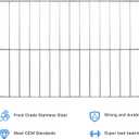 316496201 Oven Rack Unit for GE Range Oven 316404501, 316496202, Replacement Oven Rack 24.2" x 16" 2 Pack)