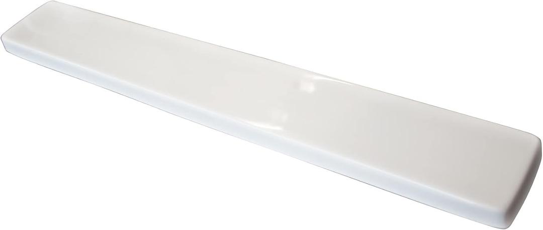 Design House Cultured Marble Side Splash, Solid White, 21 1/2 in W x 5/8 in D, 563502
