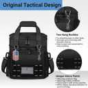Lunch-Box-Cooler-Bag - Insulated Tactical Lunchbox for Men Women - Large Lunch Pail for Adults Work Outdoor Shifts Trips with American Flag