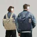 Backpack for Women & Men, Casual Lightweight Unisex Backpack with Dual Padded Back & Anti-Theft Pocket (navy blue)