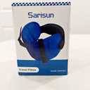 SARISUN Airplane Travel Pillow, Airplane Breathable Pillow, Airplane Head Strap with Eye Mask for Sleeping, Travel Pillow for Long Flight