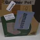 Gardner Pet 2.2 Gallon Automatic Dog Water Bowl Dispenser 8.5L Gravity Water Feeder with Stainless Steel Bowl & Maifan Stone Filter, BPA-Free for for Cats and Dogs (White, 2.2 Gallon)