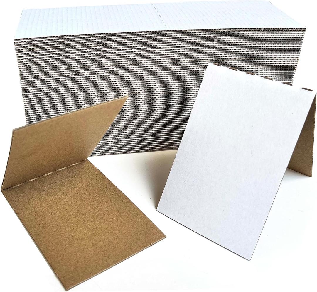200 Pack Cardboard Sleeves for Sports Card Protectors, 3" x 4.5" Corrugated Sheets for Trading Card Folders, Mail Shipping Stiffeners, Cardboard Inserts