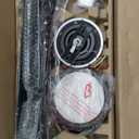 Roomratv Ceiling Fans with Lights and Remote Control,Quiet Noiseless Reversible DC Motor,6 Speeds,Timers, 3 CCT, Indoor Use, Plastic Blades,52 Inch Black Modern Ceiling Fan for Bedroom Living Room