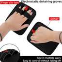 2-Pack Pet Hair Remover, Electrostatic Pet Hair Removal Gloves, Reusable Cat & Dog Hair Remover for Couch, Furniture, Carpet, Curtain, Upgraded Animal Fur Removal Tool