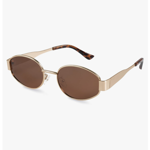 livho 2025 Trendy Oval Sunglasses - Stylish Polarized Shades for Everyday - Retro Metal Frames