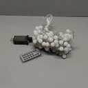 LORRYTE Connectable 43FT 100LED Globe String Lights | 8 Modes Warm White Christmas String Lights Plug in with Remote | Hanging Fairy Light for Indoor Outdoor Bedroom Party Christmas Tree Decor