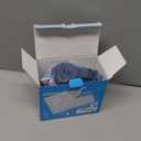 iClever BTH12 Kids Bluetooth Headphones,Colorful LED Lights Kids Headphones Wireless,74/85dBA Safe Volume,85H Playtime,Fast Charging,Bluetooth 5.2,Over Ear,Built-in Mic for iPad/Tablet/Airplane,Blue