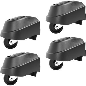 4-Pcs 12388 & 12293 Caster Wheel Replacement for Ridgid Wet/Dry Shop Vac, Fits 620 Gallon Models WD16650 WD06350 WD1635