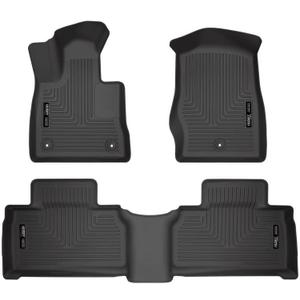 Husky Liners Weatherbeater Floor Mats | Fits 2020-2026 Ford Explorer | Front & 2nd Row, 4-pc Black - 99321