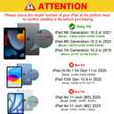 ProCase for iPad 9th/ 8th/ 7th Generation Case 10.2 Inch (2021/2020/2019 Release), 10.2 iPad Case 9th/ 8th/ 7th Gen Cover, Slim Smart Cover with Translucent Hard Shell Back -Blue