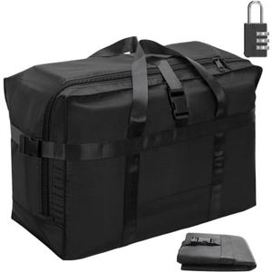 Extra-Large Discreet Locking Storage Bag, 80L-Black