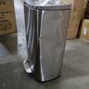 PayLessHere 13 Gallon (50L) in Home Recycling Bin Kitchen Stainless Steel Recycling Bin with Lid Removable Inner Bucket Foot Pedal Soft Close for Office Home Kitchen Garbage Can Trash Bin