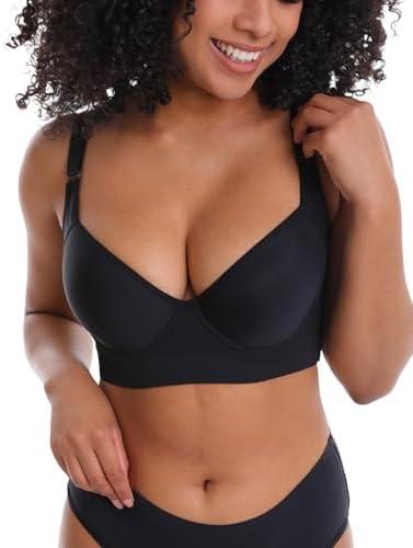 Shapedly Back Smoothing Bra for Women – Sculpting Support, Adjustable Fit, Soft & Breathable Comfort Size 36/80E