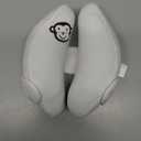 Inchant Adjustable Baby Soft Head Neck Support - Children Travel Car Seat Safety Pillow Cushion, Banana Pillow Stroller Head Support for Toddlers Infants Child - White