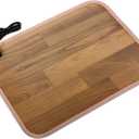 Foot Warmer Under Desk - 15.9x19.9in Heated Floor Mat 110V Adjustable Temperature Electric Heater with Timer for Office Home, Heating Pad for Cold Feet (Brown Wood)