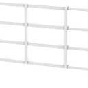 Fixed Window Safety Guard for Children Child Kids 19x 38 Adjustable Width Prevents Accidental Falls, Non-Egress, Tamper Resistant Screws Included, White, Single Pack (19x38 inches)