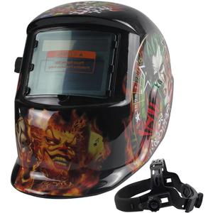 Auto Darkening Welding Helmet, Solar Powered Welding Hood with Adjustable Shade 4/9-13 for Tig Mig Arc Welder Mask (Casino)