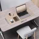 YSAGi Double-Sided Desk Pad, 35.4"x17" Leather Desk Mat, Eco Cork Desk Pad Protector,Large Mouse Pad,Waterproof Desk Blotter for Office/Home (Beige/Cork)