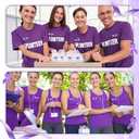 24 Sets Purple Ribbon Pins with Card Domestic Violence Awareness Lapel Angel Pins Alzheimers Pancreatic Lupus Disease Cancer Awareness Items for Charity Fundraiser Support Supplies