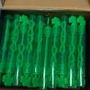 60 Pack St. Patrick's Day Bubble Wands, Mini Shamrock Bubble Toys for Kids Boys Girls St.Patrick's Day Party Favors Classroom Prizes Gift Exchange Goodie Bag Fillers