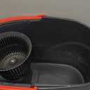 O-Cedar EasyWring Microfiber Spin Mop, Bucket Floor Cleaning System, Red, Gray, Standard