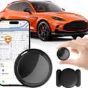 Mini GPS Tracker for Vehicles, Tracking Device for Vehicles No Subscription(iOS ONLY), Real Time Portable Real Time Magnetic GPS Tracking Device Hidden No Monthly Fee for Car, Truck, Motorcycle