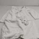 Jmr Terry Cloth Robes for Women & Men - Lightweight Cotton Bathrobe - Spa-Quality White Cotton Robe for After Shower (Large, White-kimono Collar)