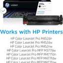 HP 410A Black Toner Cartridge | Works with Color LaserJet Pro M452 Series, MFP M377, M477 Series | CF410A