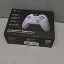 EasySMX X20 Wireless Gaming Controller with RGB Backlit, 2-Stage Hall Effect Stick, 1000Hz Polling Rate, 6-Axis Gyro on Multi-Platform, Mech Buttons- Compatible with PC/Switch/Steam/Android (white)