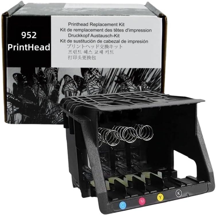 952 Printhead (with chip) Compatible with HP officejet pro 7740 8710 8715 8720 8725 8730 8740 for 952,Printer Replacement Parts Printhead