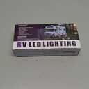 Facon 12V LED Bright RV Pancake Light Surface Mount - 2 Pack, DDS01-008, 12Volt Interior Light with Switch, for RV Motorhomes Camper Caravan Trailer Boat, 3400K