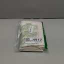 LAMIT Semi Sheer Cream Linen Curtains 36 Inch Length 2 Panels, Light Filtering Panels Back Tab and Rod Pocket Neutral Drapes for Bathroom/Kitchen/Loft Room, 34 x 36 Inch