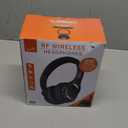 iLive Electronics Radio Frequency Wireless Headphones with Transmitter/Charging Dock, Black (IAHRF79B)