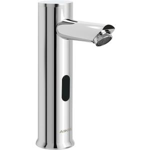 AIKE Touchless Commercial Bathroom Faucet, Motion Sensor-Activated Smart Sink Tap, Polished Finish, Battery Operated, Model AK7501