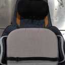 CLORIS Neck Back Massager with Heat, Automatic Adjustable Neckrest, 3D Shiatsu Compress & Rolling Massage Chair Pad for Full Body Relaxation, Home Office Chair Use, Gift for Family & Friends Blue