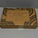 Rebee Vision Decorative Key Holder Wall Mount for Home Decor - Mail Holder with 2 Drawer Organizer and 6 Key Hooks - Home Organization for Aesthetic Room Decor (White)