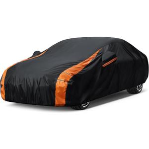 in Full Exterior Sedan Waterproof Car Cover All Weather, Waterproof, UV Resistant, Dustproof and Snowproof Fit Toyota Corolla/Prius, Honda Civic, Kia Forte, Nissan Sentra,Audi A3 etc.Size A3