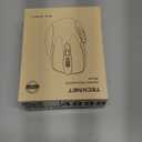 TECKNET Wireless Mouse (BT5.0/3.0 & 2.4G) Rechargeable 4800 DPI Silent USB A & Bluetooth Mouse 6 Buttons, Wide Compatibility  Grey