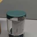 Luvan Glass Pickle Jar, 34oz Pickle Container with Strainer, LeakProof Kraut and Olive Hourglass Jug, Olive Jar with Airtight Lid, Multifunction Jalapeno Container, Gherkin Flip Jar for Fridge