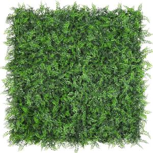 20"x20" (24 Pieces) Artificial Green Boxwood Hedge Screen Panels | UV-Protected Privacy Screen Panel, Faux Grass Wall, Indoor Outdoor Green Covering, Patio/Balcony/Garden/Backyard Art Decor
