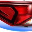 STRECOS Tail Lights for 2021 2022 2023 2024 2025 Chevy Trailblazer LT LS L | Outer Taillight Rear Turn Signal Brake Lamp Assembly w/Harness and Bulbs Replace 42825751 (Left Driver Side)