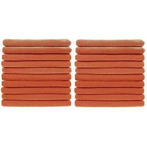 Peicees 20 Pack Microfiber Neck Cooling Towels Sports Sweat Towels Sweat Headband for Travel Beach Swimming Camping Climbing Gym Yoga Workout Backpacking, Orange