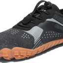 NORTIV 8 Men's Water Shoes Barefoot Athletic Lightweight Sports Aqua Shoes Outdoor Swim Fishing Hiking Diving Surf Walking Water Shoe TREKMAN, 7.5