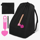 Windspeed CarSeat Travel Bag for Airplane Car Seat Travel Bag for Air Travel Family Vacations, with Shoulder Straps, Pen, Luggage Tags