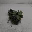 Winlyn 20 Pcs Mixed Artificial Oval Eucalyptus Leaves Bulk with White Seeds Stems and Spray for Vase Floral Wreath Bouquets Wedding Greenery Decoration