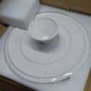 Kootek White Cake Stand, 12 x 12 Inches Porcelain Cake Plate Cake Pedestal Stand Display Dessert Stand for Party, Wedding, Birthday, Baby Shower