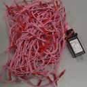 ILLUMINEW Christmas Lights - 98ft 2 Pack 150 Count Connectable Waterproof Led Fairy Lights Bulbs for Indoor Outdoor Christmas Tree Wedding Valentine's Day Decor (Pink, 150 Count - 2 Pack)